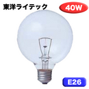 GC100V36WG70　東洋ライテック　ボール電球　クリアタイプ　25個入